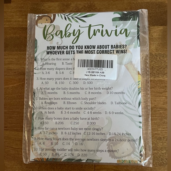 🍼👶🏼 Woodland Themed Baby Shower Essentials - Picture 6 of 11